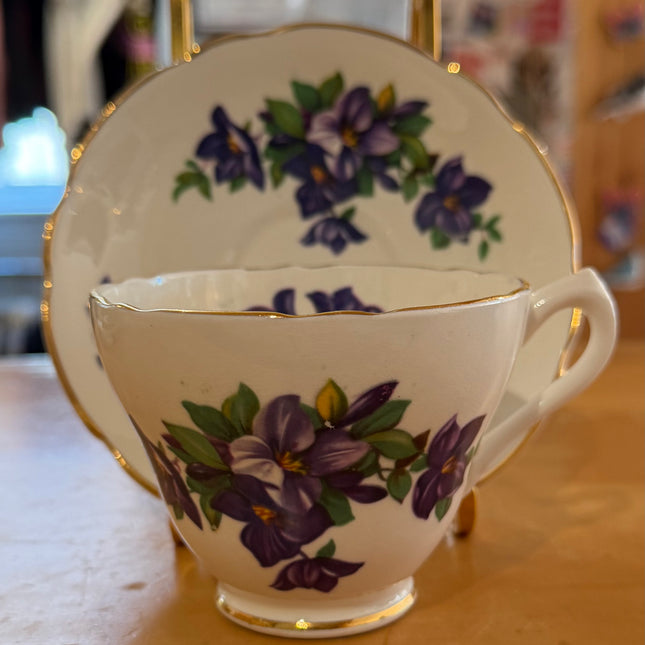Vintage China ~ Elegant Violets By Marlborough