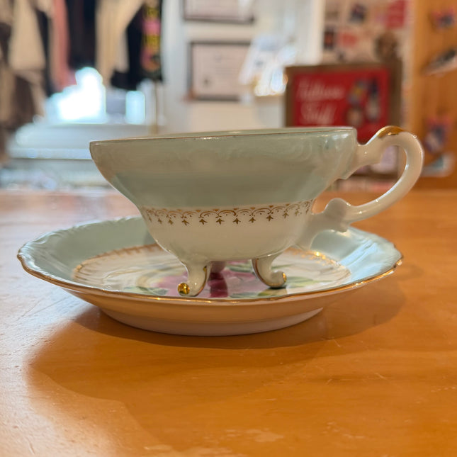 Vintage China ~ Vibrant Rose By Unknown Maker
