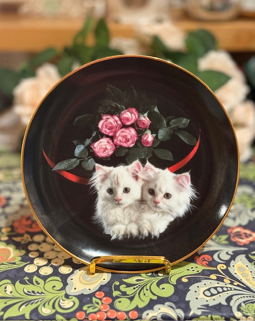 Vintage China ~ Victorian Cats