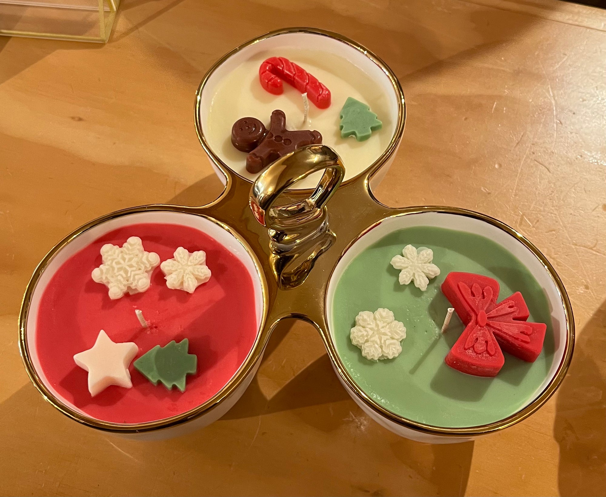 Christmas Candle Trio