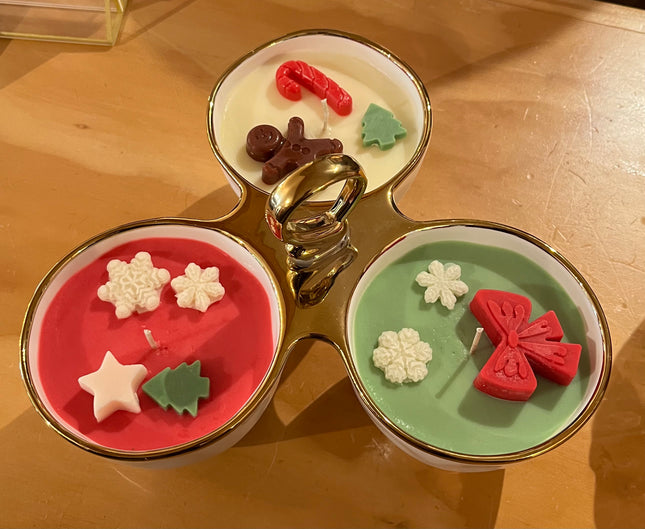Christmas Candle Trio