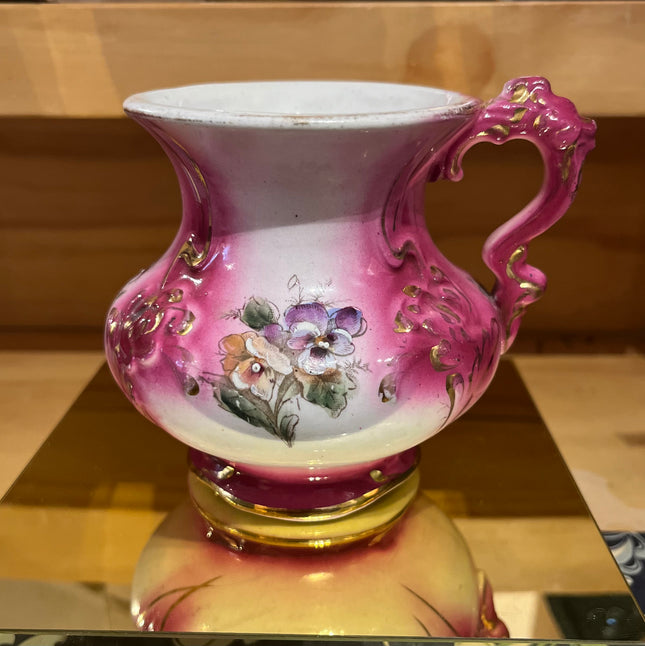 Vintage China ~ Pink Pansy Mini Vase