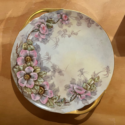 Vintage China ~ Hand Painted Flower Plates