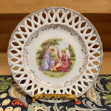 Vintage China ~ Grecian Wall Saucer