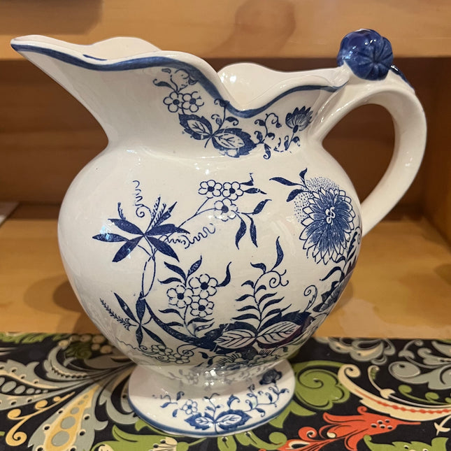 Vintage China ~ Blue Onion Pitcher By Arnart