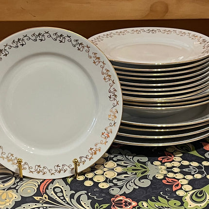 Vintage China ~ Gold Garland