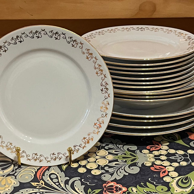 Vintage China ~ Gold Garland