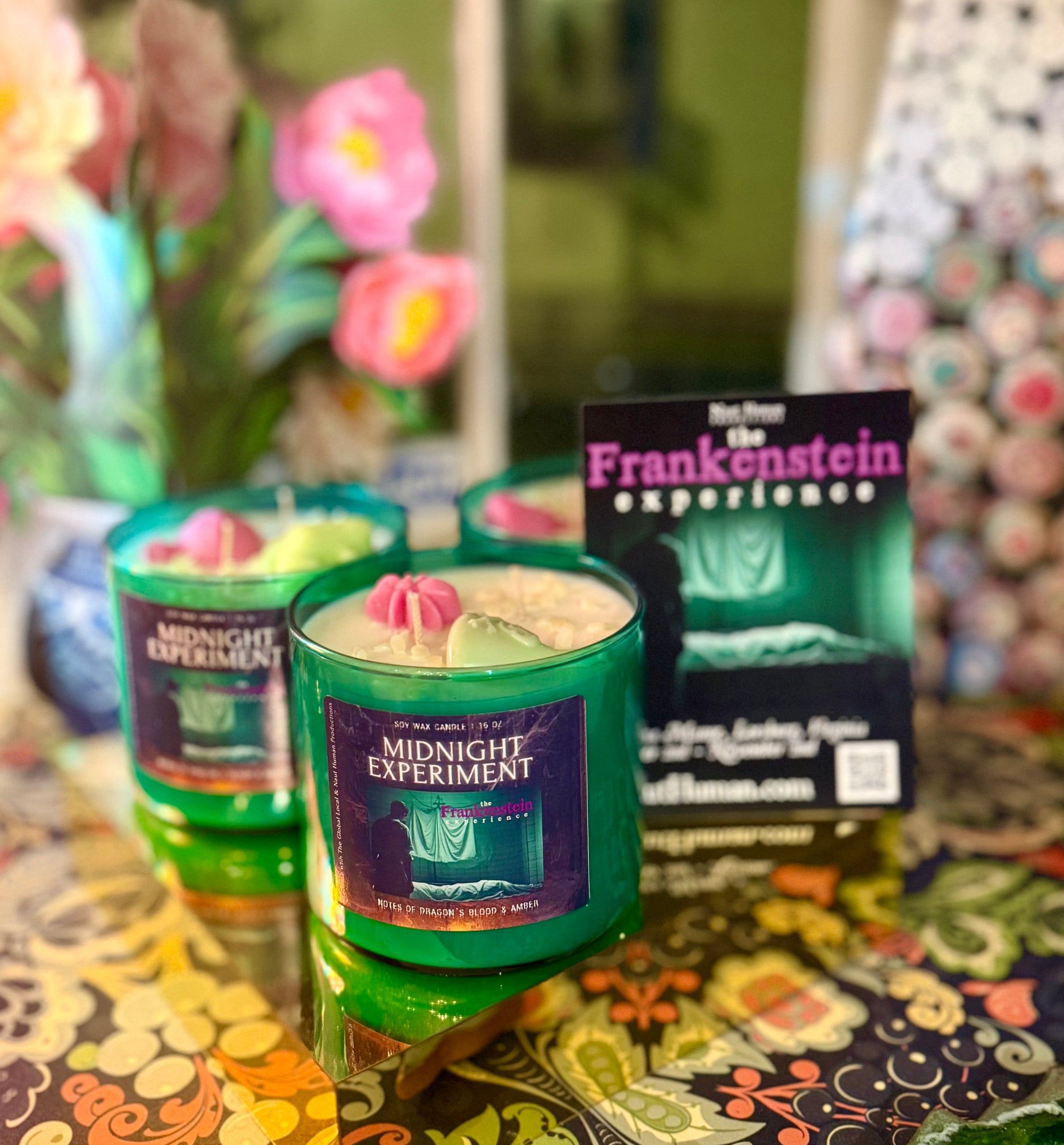 Midnight Experiment ~ Frankenstein Collab Candle