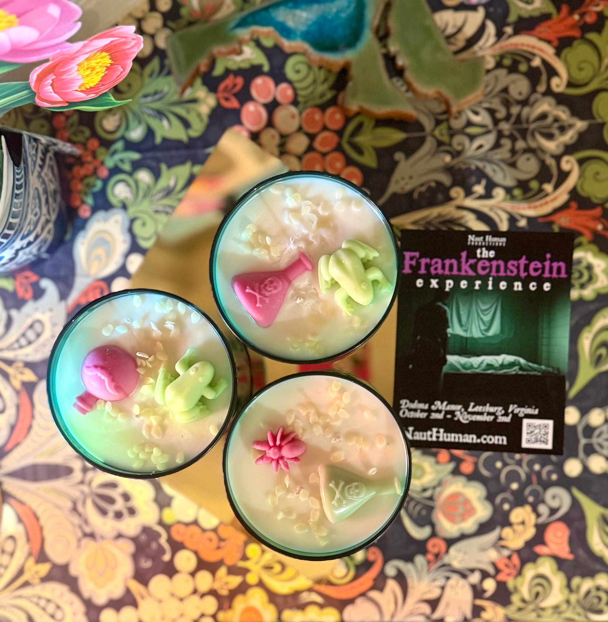 Midnight Experiment ~ Frankenstein Collab Candle