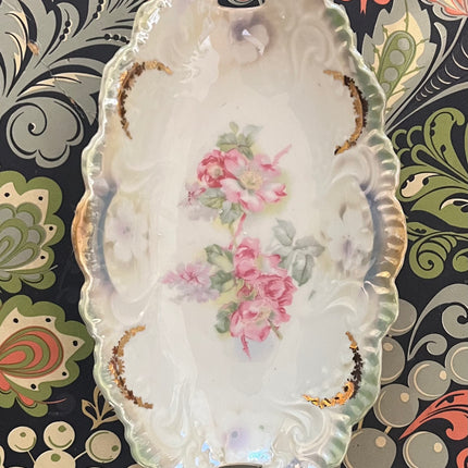 Vintage China ~ Bavaria Butter Dish