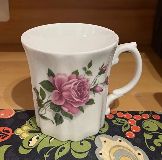 Vintage China ~ Royal Grafton Rose Mug