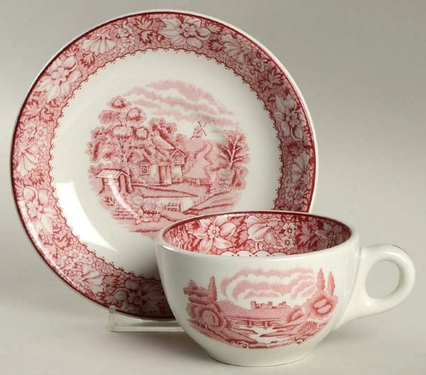 Vintage China ~ Wood & Sons Colonial Pink