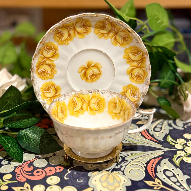 Vintage China ~ Yellow Roses
