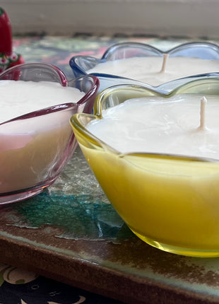 Petal Candles ~ Freesia & Liliac