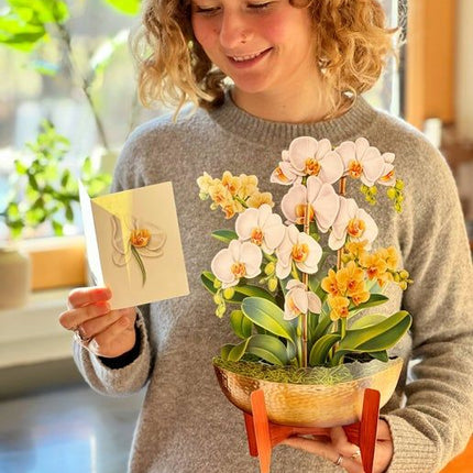 Paper Flower Bouquet ~ Serenity Orchid