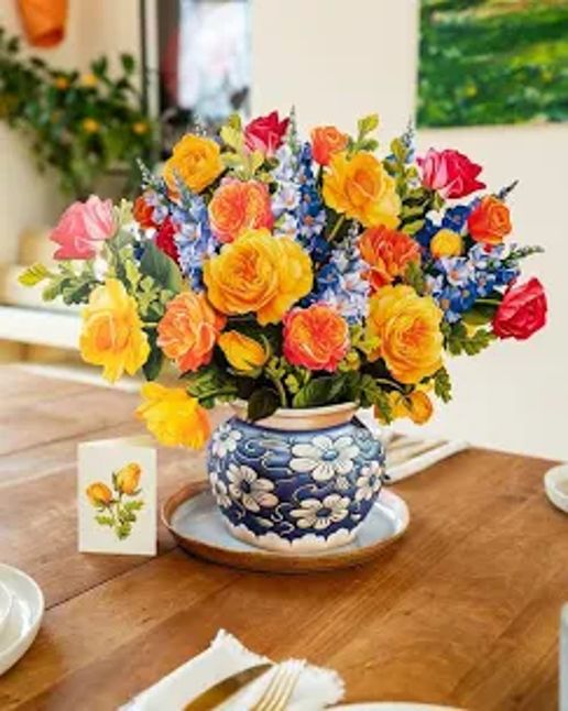 Paper Flower Bouquet ~ Grande Roses