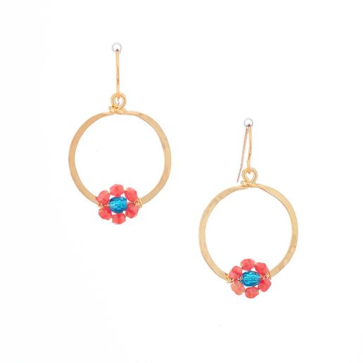 Machu Picchu Flower Earrings