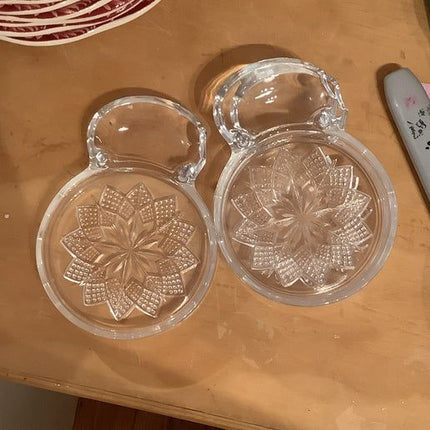 Vintage China ~ Glass coaster