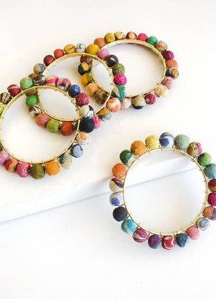 Sari Home Napkin Rings | Fair Trade from World Finds