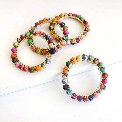 Sari Home Napkin Rings | Fair Trade from World Finds