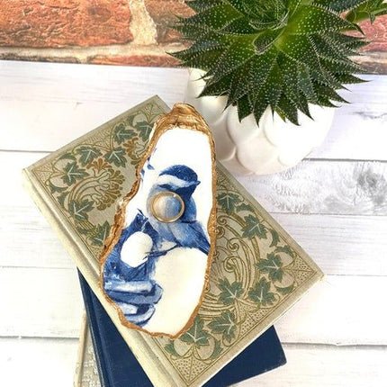 Decoupage Oyster Jewelry Dishes