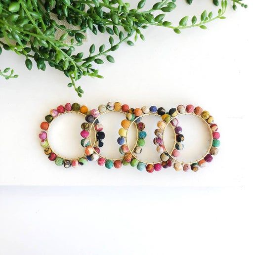 Sari Home Napkin Rings | Fair Trade from World Finds
