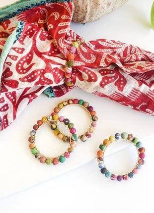 Sari Home Napkin Rings | Fair Trade from World Finds