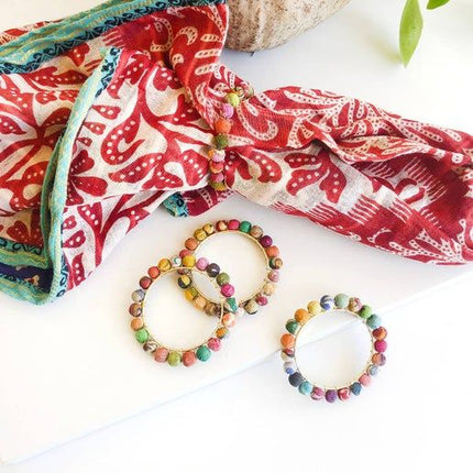 Sari Home Napkin Rings | Fair Trade from World Finds