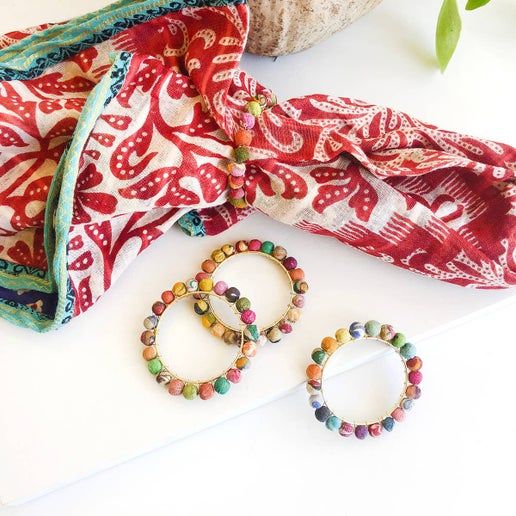 Sari Home Napkin Rings | Fair Trade from World Finds