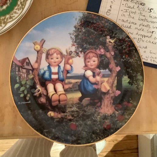 Vintage China ~ Apple Tree Boy & Girl By MJ Hummel
