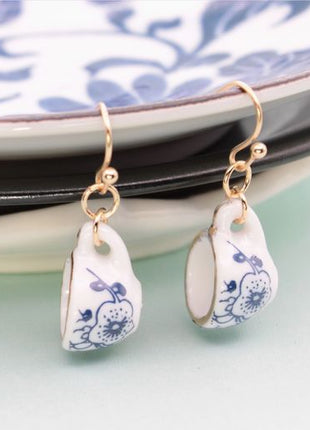 Mini Teacup Earrings