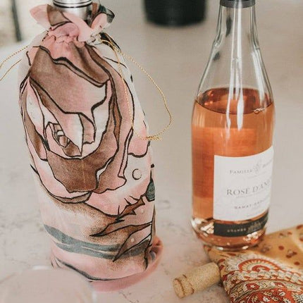 Eco Friendly Wine Gift Bag - Assorted Upcycled Sari