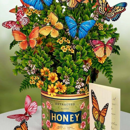 Paper Flower Bouquet ~ Butterflies & Buttercups