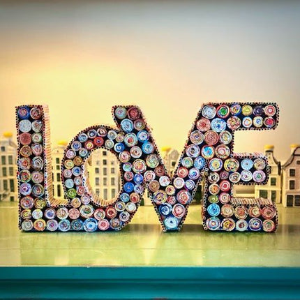 Love Signs - Upcycled Paper