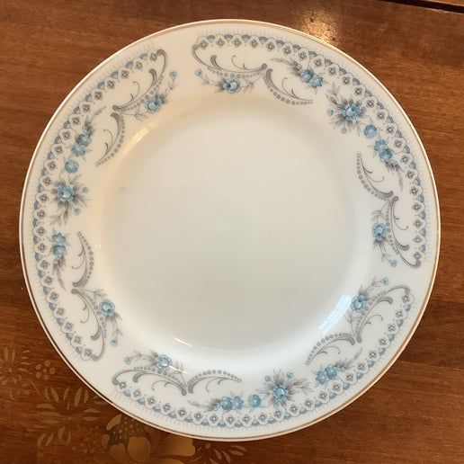 Vintage China ~ Blue and Grey design