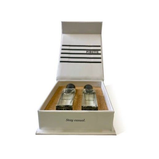Mini Fragrance Oil Duo; PIRETTE and Evening Glass Scents