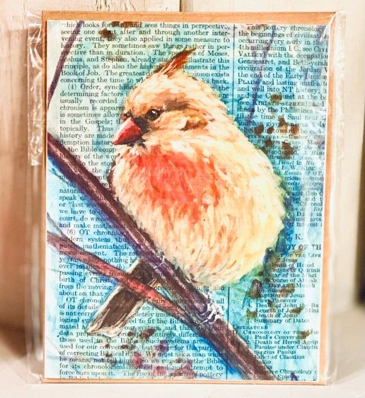 Brush in Hand Notecards