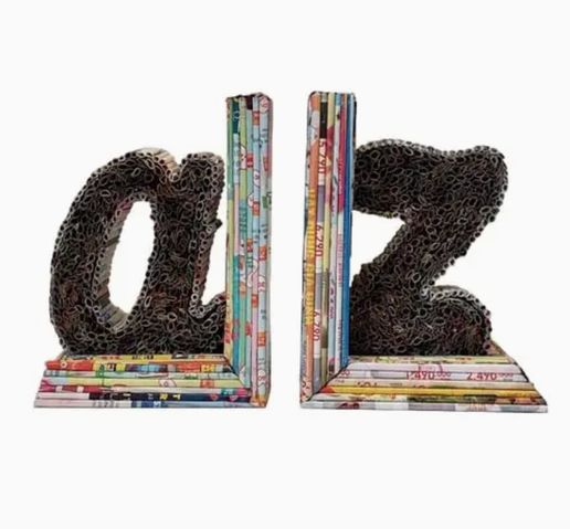 Bookends - Upcycled Paper