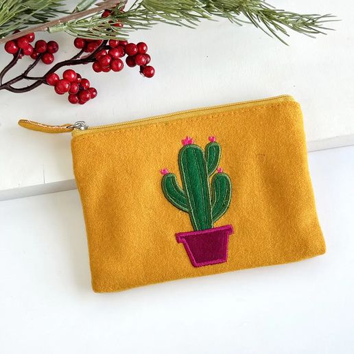 Cactus coin purse