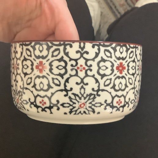 Vintage China ~ Black Bowl