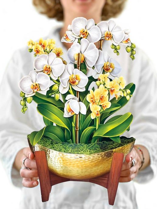 Paper Flower Bouquet ~ Serenity Orchid