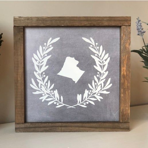 Loudoun County Laurel Reclaimed Wood Sign