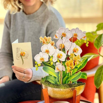 Paper Flower Bouquet ~ Serenity Orchid