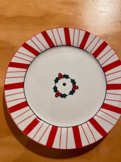 Vintage China ~ Poinsettia Salad Plate