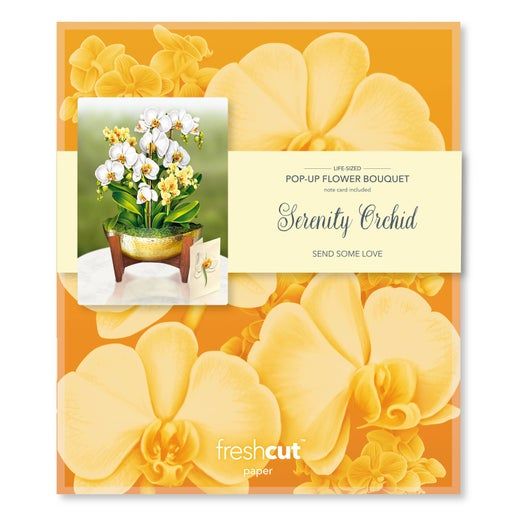 Paper Flower Bouquet ~ Serenity Orchid