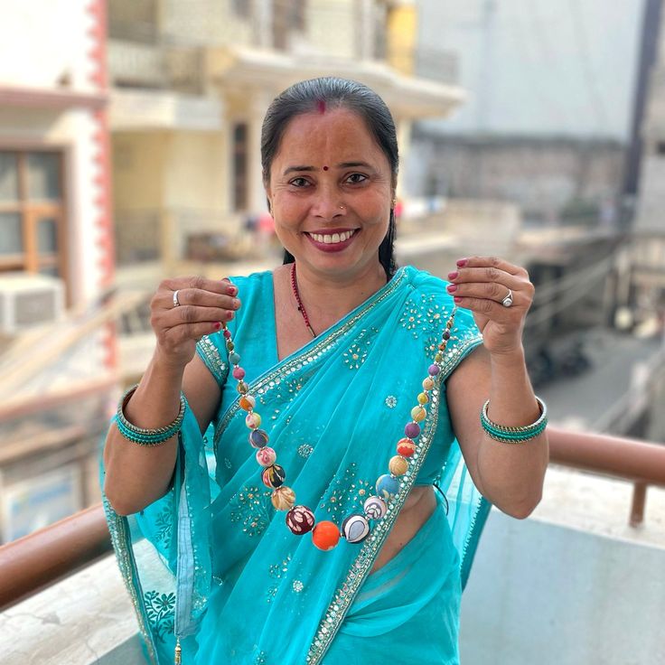 Kantha ~ Graduated Beads Necklace
