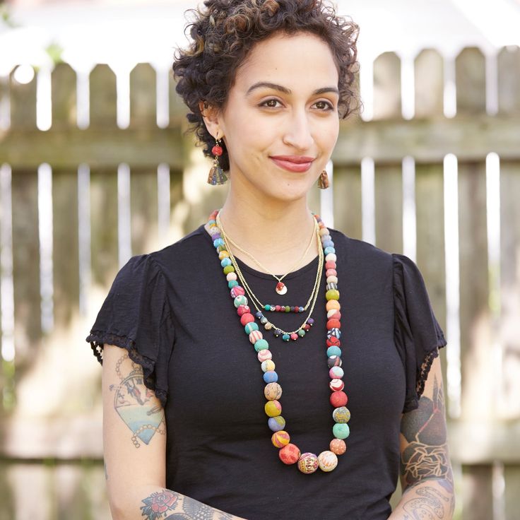Kantha ~ Kali Necklace