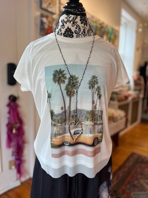 Knit Print Top