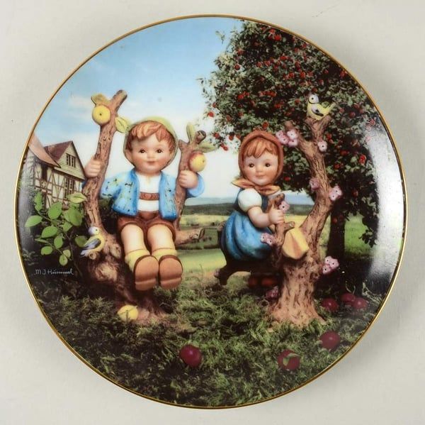 Vintage China ~ Apple Tree Boy & Girl By MJ Hummel