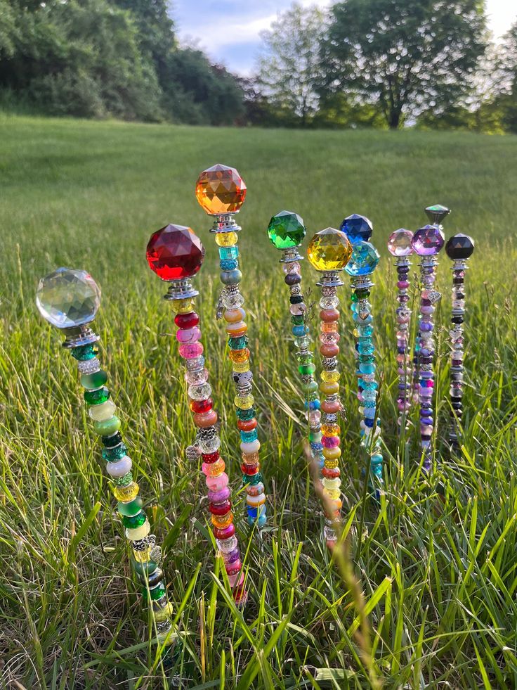 ✨ Plant Stake Suncatchers  by Moss Covered Portal